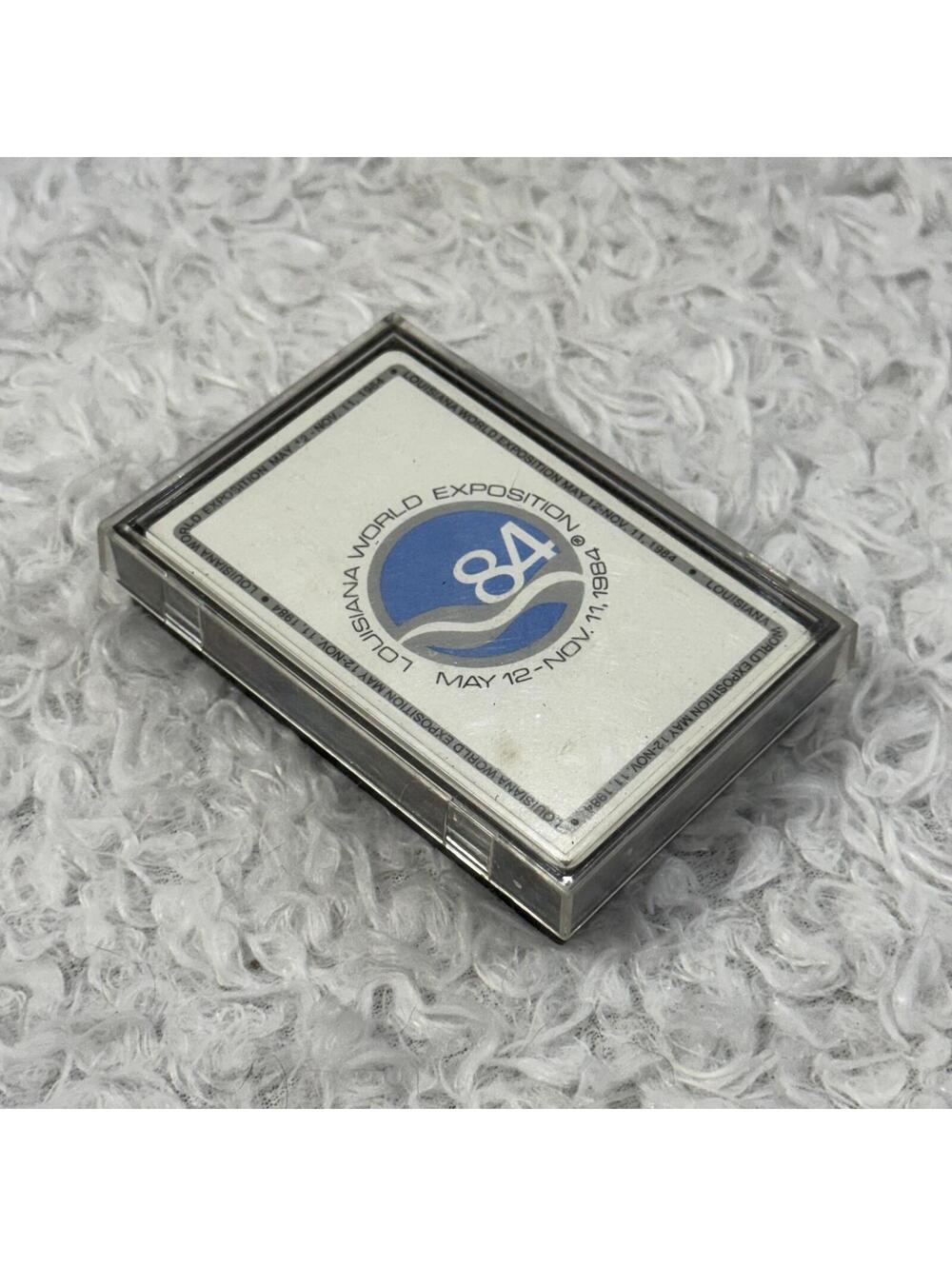 Vintage 1984 Louisiana World Exposition Playing Cards with Case #TM225